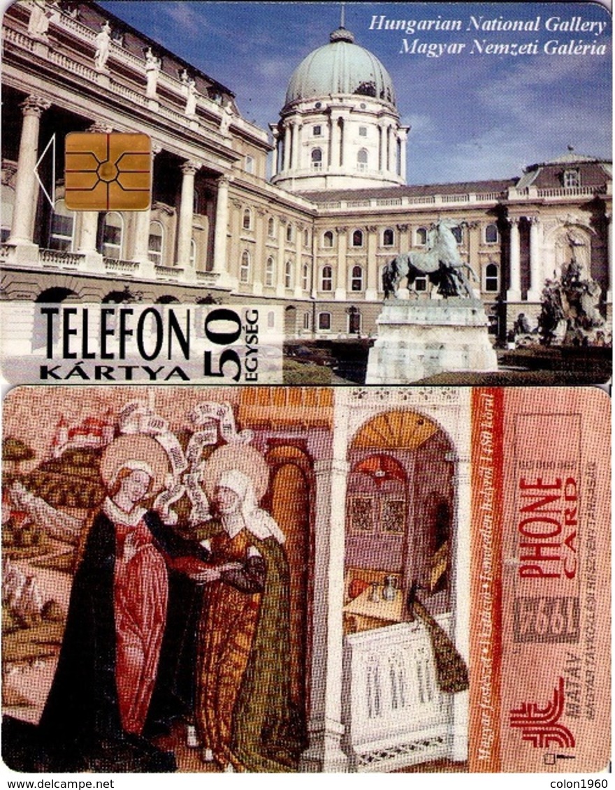 TARJETA TELEFONICA DE HUNGRIA. NATIONAL GALLERY, VISITACIÓN, Vizitáció. HU-P-1994-11. (121) - Hungría
