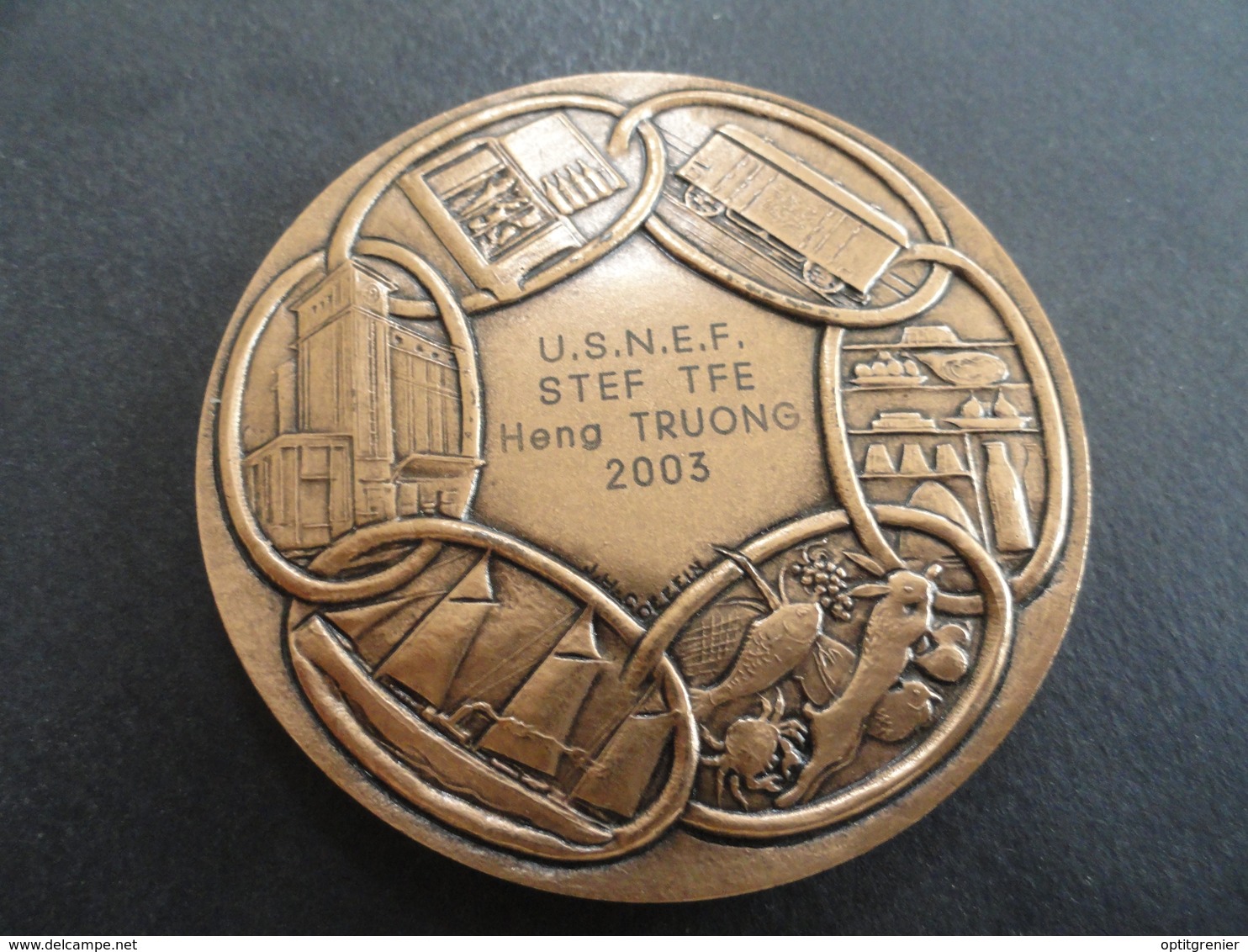 SUPERBE MEDAILLE EN BRONZE STEF TFE USNEF 2003 HENG TRUONG - Autres & Non Classés