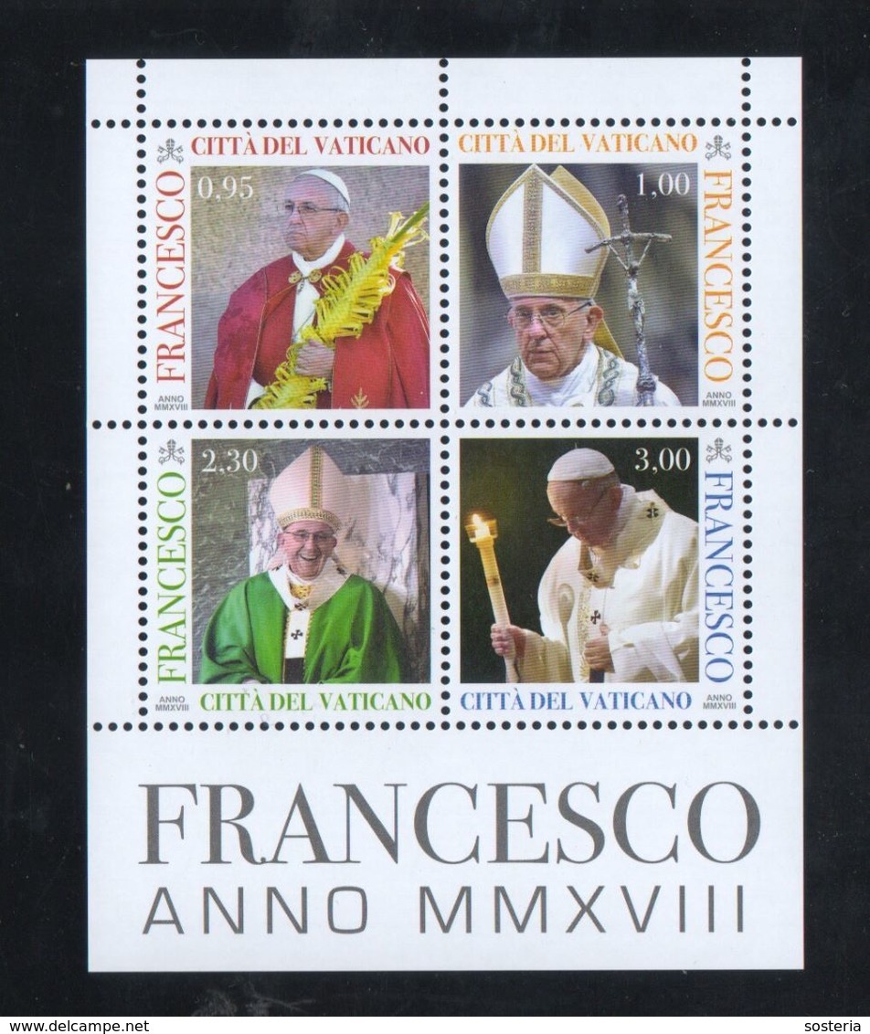 2018 - VATICANO - S01L - SET OF 4 STAMPS ** - Nuovi