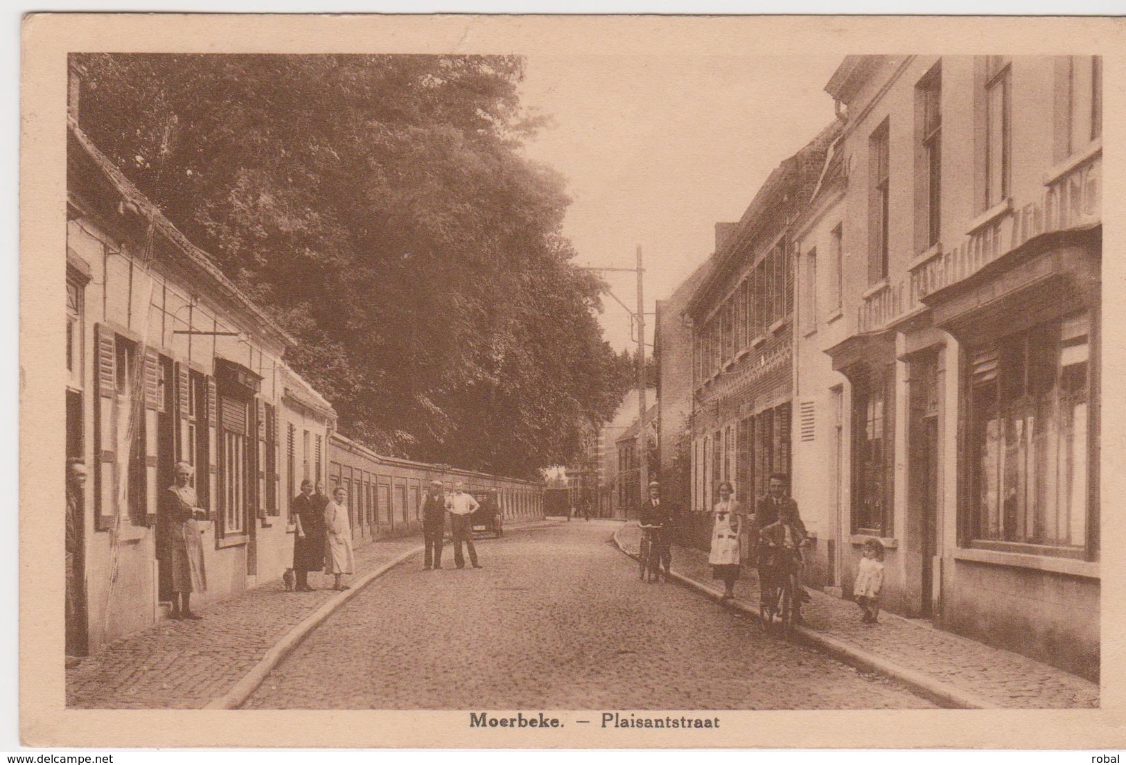 Moerbeke. Plaisantstraat - Moerbeke-Waas