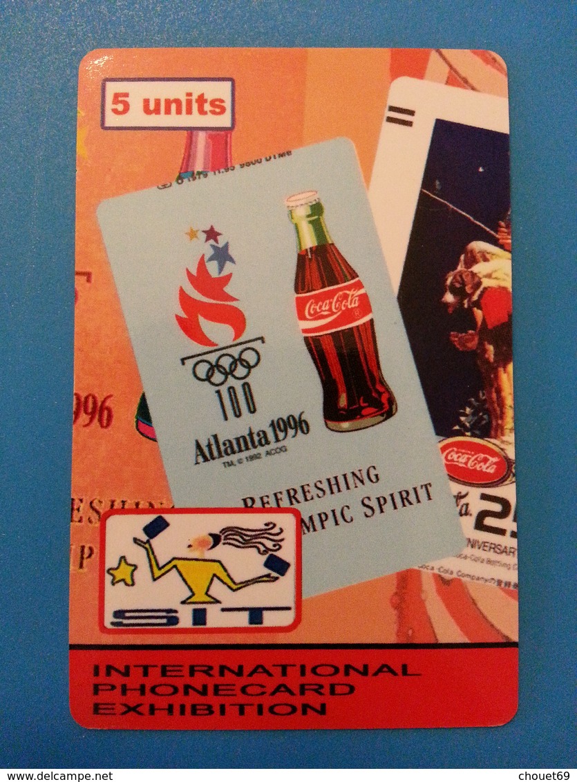 SIT 2007 Houilles Coca Cola JO Atlanta 1 Carte 100 Exemplaires Willcom - Israele
