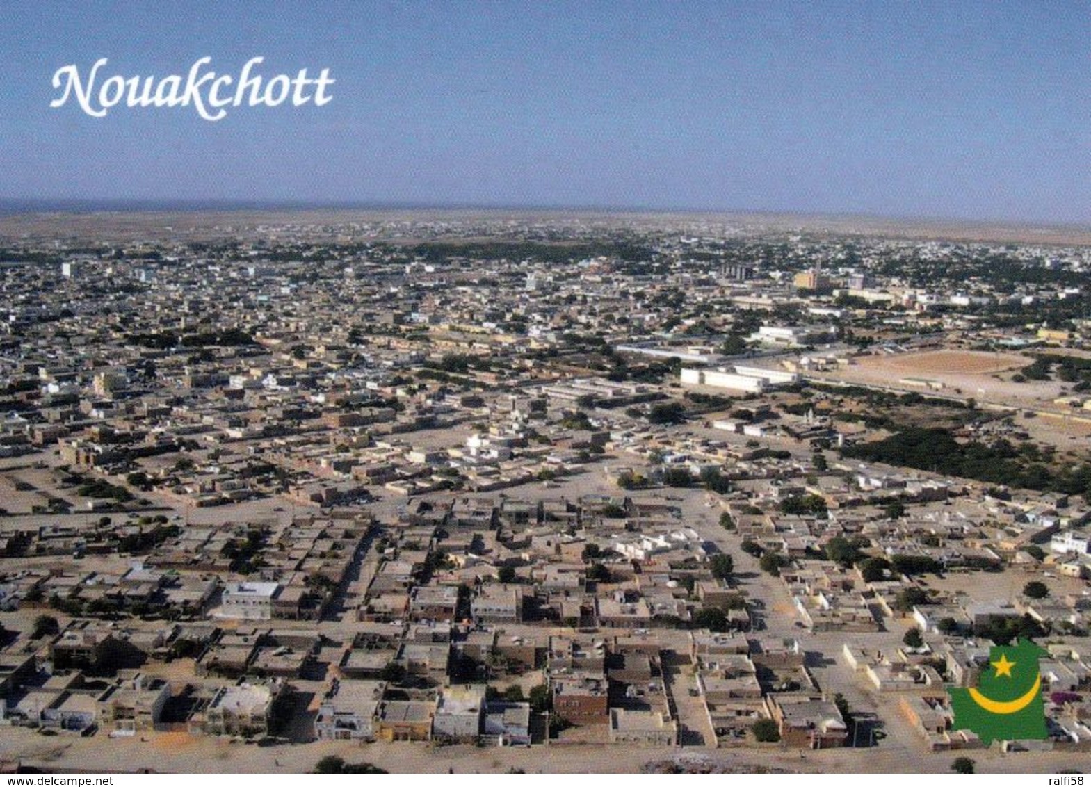 1 AK Mauretanien Mauritania * Blick Auf Die Hauptstadt Nouakchott - Luftbildaufnahme * - Mauritanië
