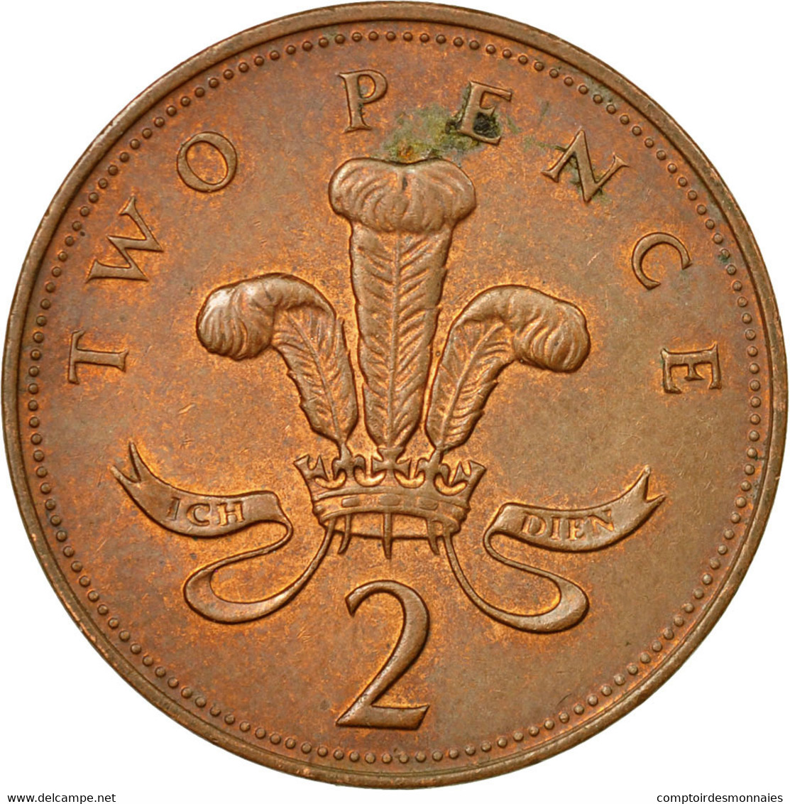 Monnaie, Grande-Bretagne, Elizabeth II, 2 Pence, 1994, TB+, Copper Plated Steel - 2 Pence & 2 New Pence