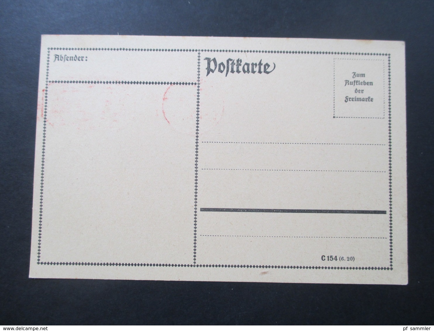 DR 1922 / 23 Infla Rote Freistempel Berlin Charlottenburg 9 Karten Verschiedene Wertstufen 8 Blankokarten 1x Gelaufen! - Briefe U. Dokumente