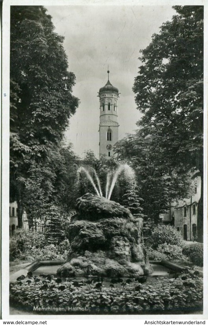 005716  Memmingen - Hallhof  Mit Bahnpoststempel - Memmingen