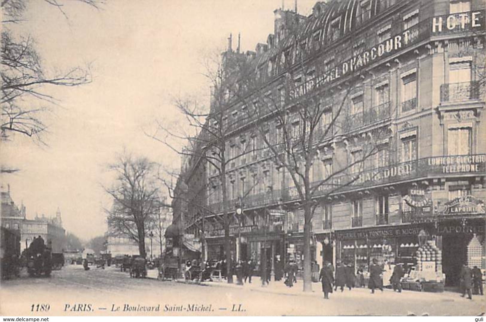 [75] PARIS  > Arrondissement > (Arrondissement: 05 06) Le Boulevard Saint Michel (Grand Hôtel D'Harcourt) - Distretto: 05