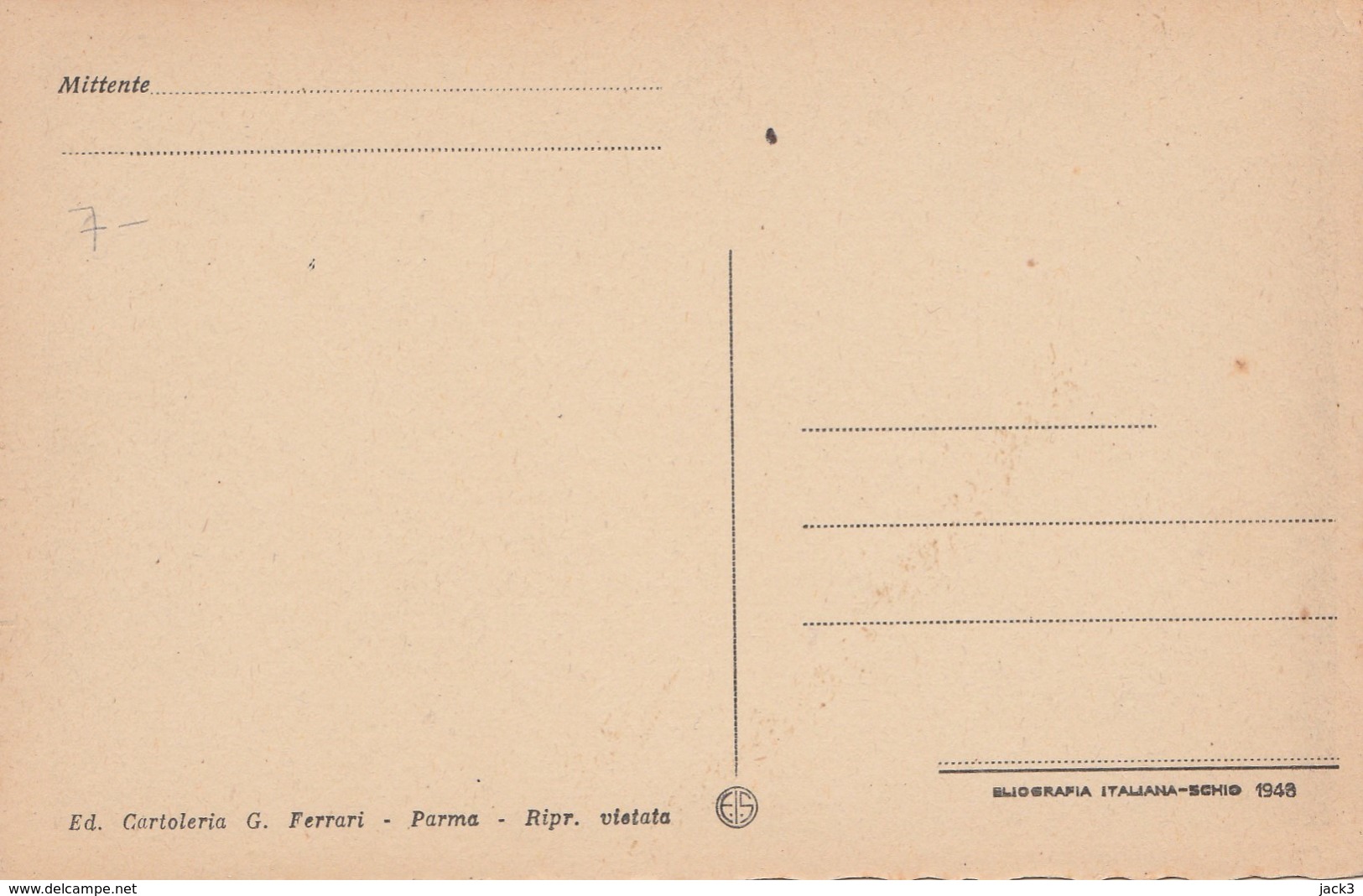 Cartolina - Fidenza - Via Vittorio Emanuele - Parma