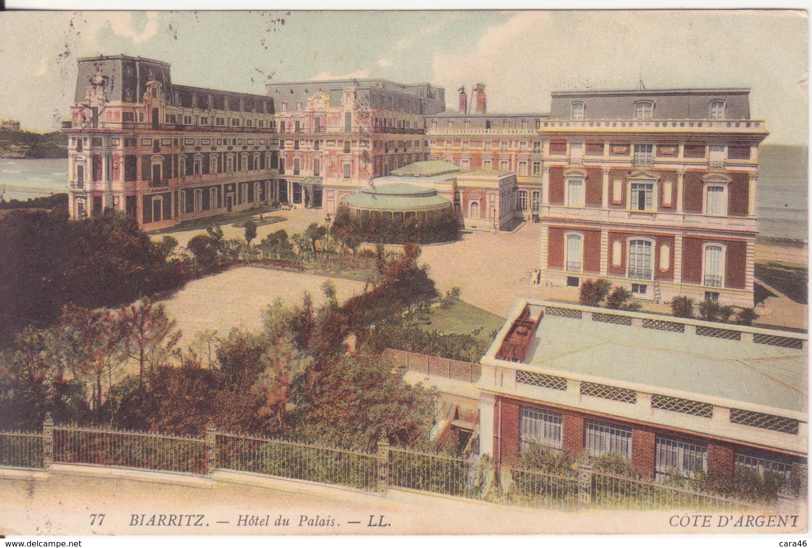 CPA - 77. BIARRITZ - HOTEL DU PALAIS - Biarritz