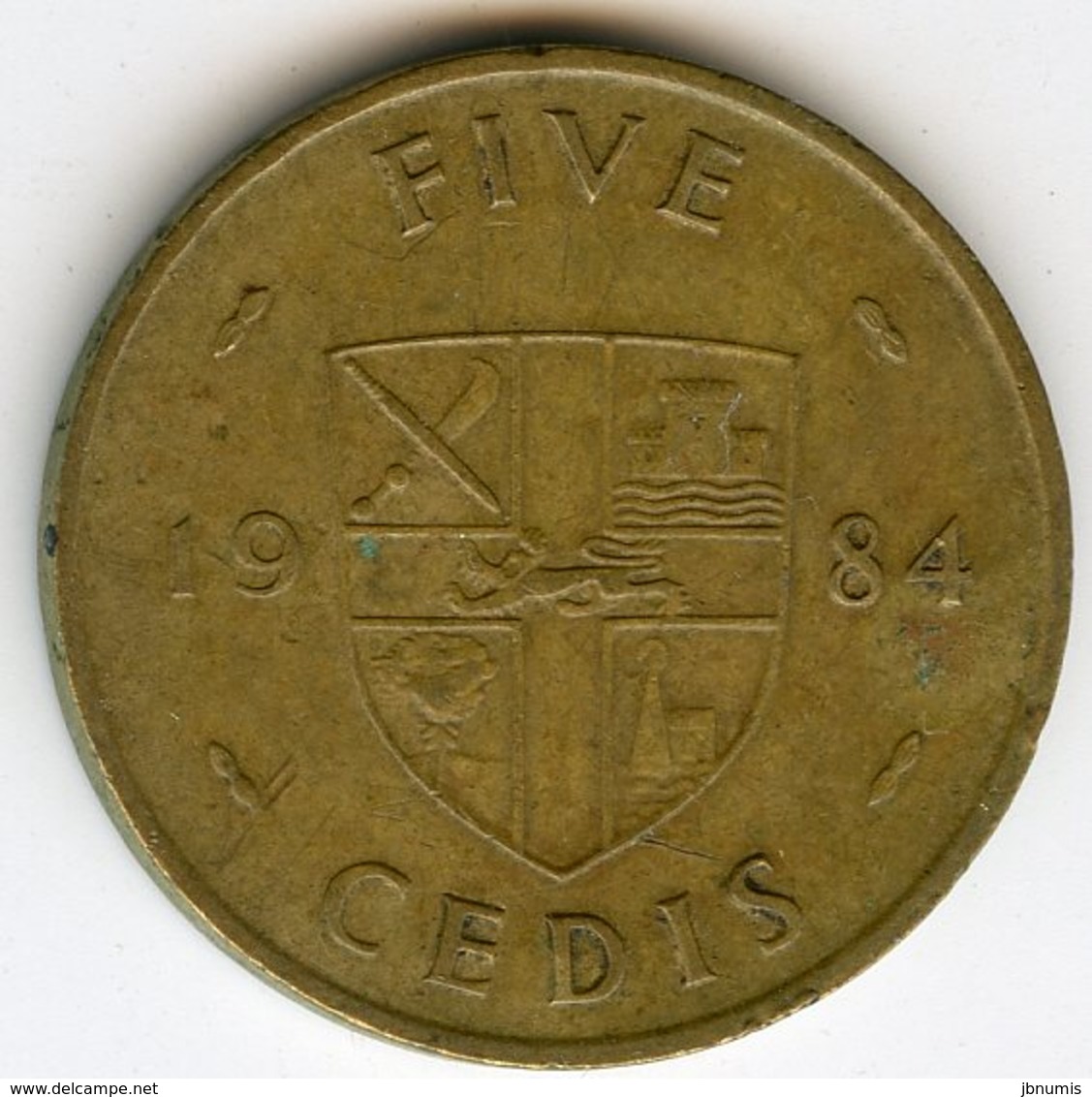 Ghana 5 Cedis 1984 KM 26 - Ghana