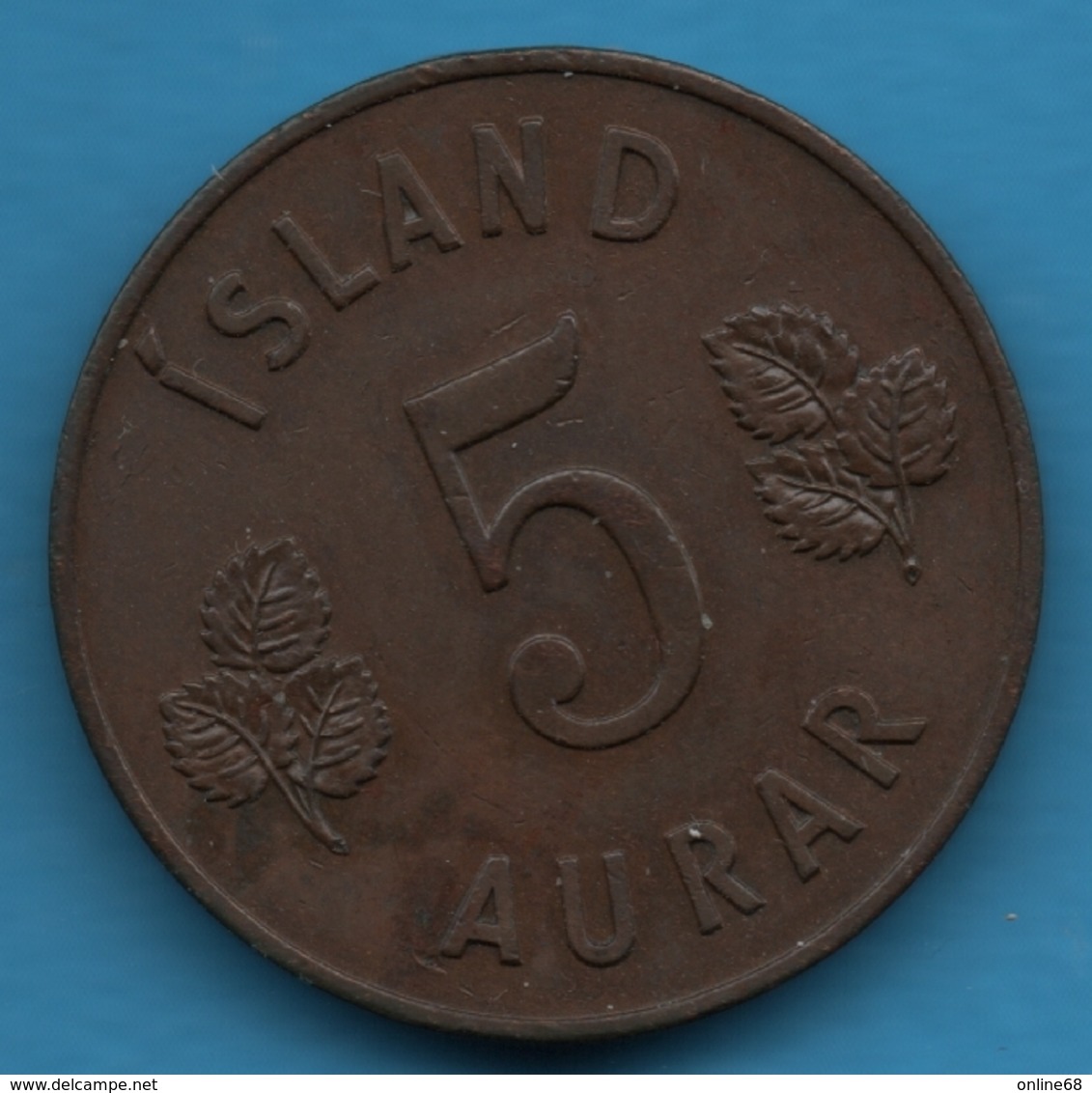 ICELAND 5 AURAR 1946   KM# 9 - Islandia