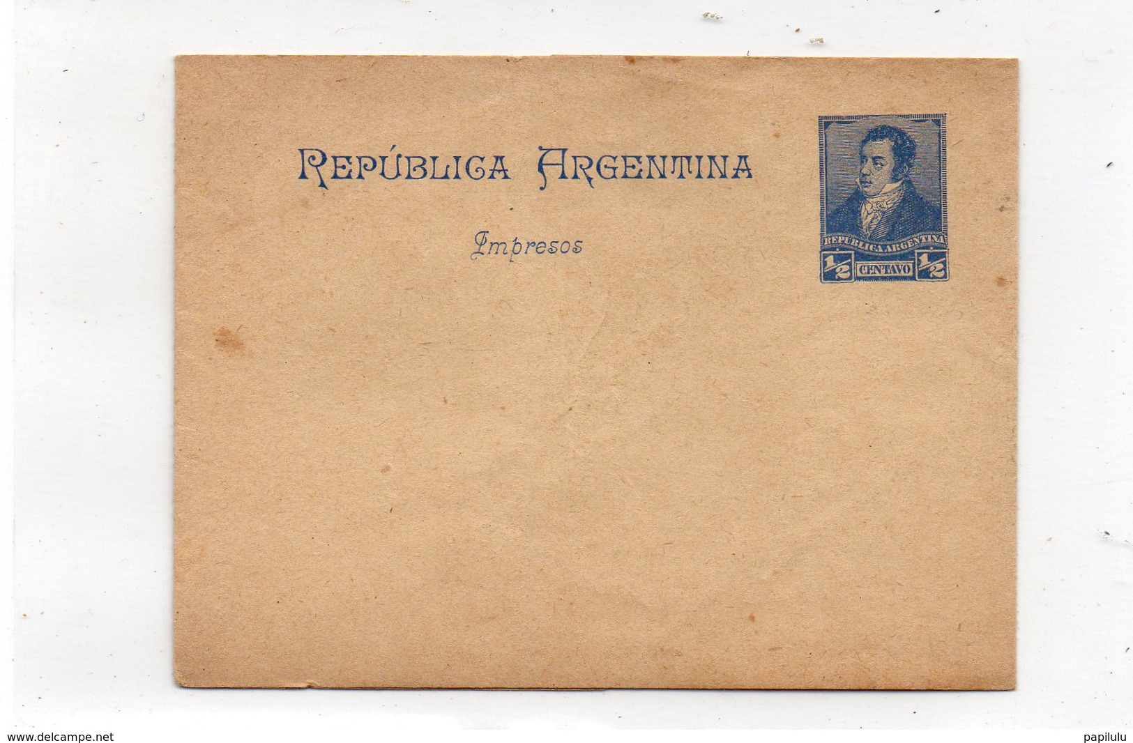 ARGENTINE (11) : Bande Journaux Entier Postal 1/2 Centavo - Entiers Postaux