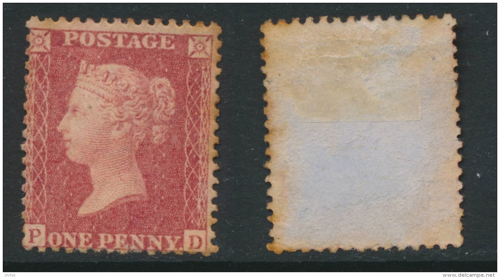 GB, 1856 1d Two Corner Letters MM, SG40, Cat &pound;50 (D) - Gebruikt