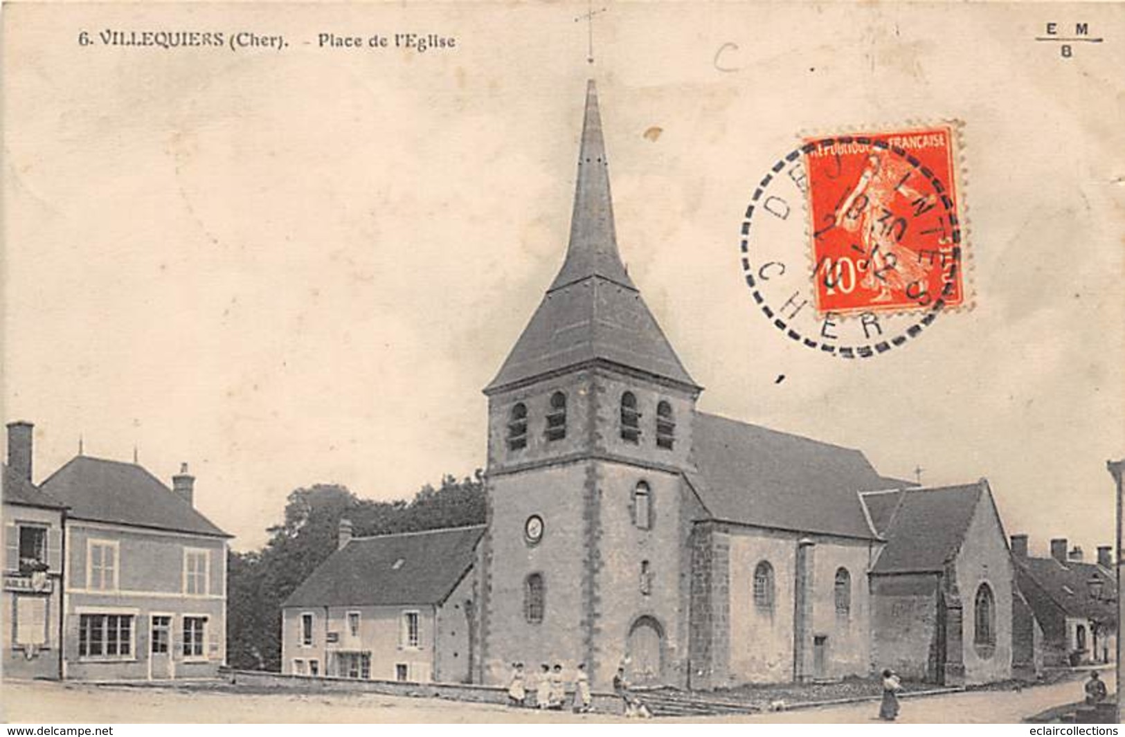 Villequiers         18      Place De L'Eglise           (voir Scan) - Otros & Sin Clasificación