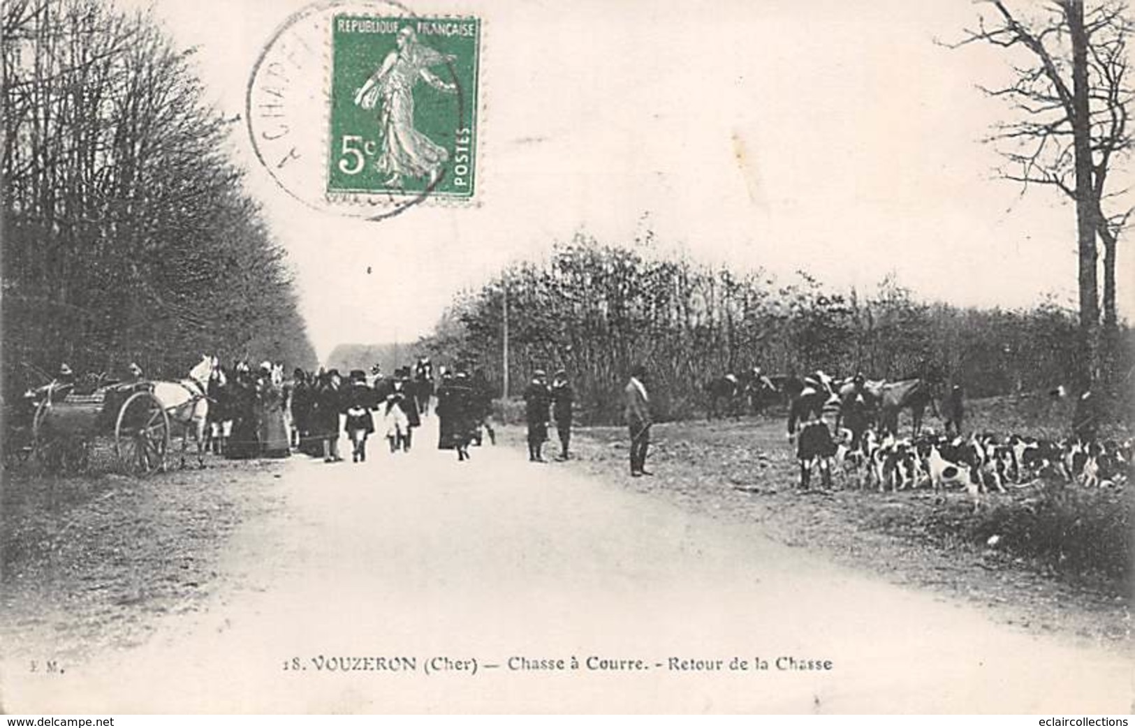 Vouzeron        18      Retour De La Chasse A Courre             (voir Scan) - Vouzeron