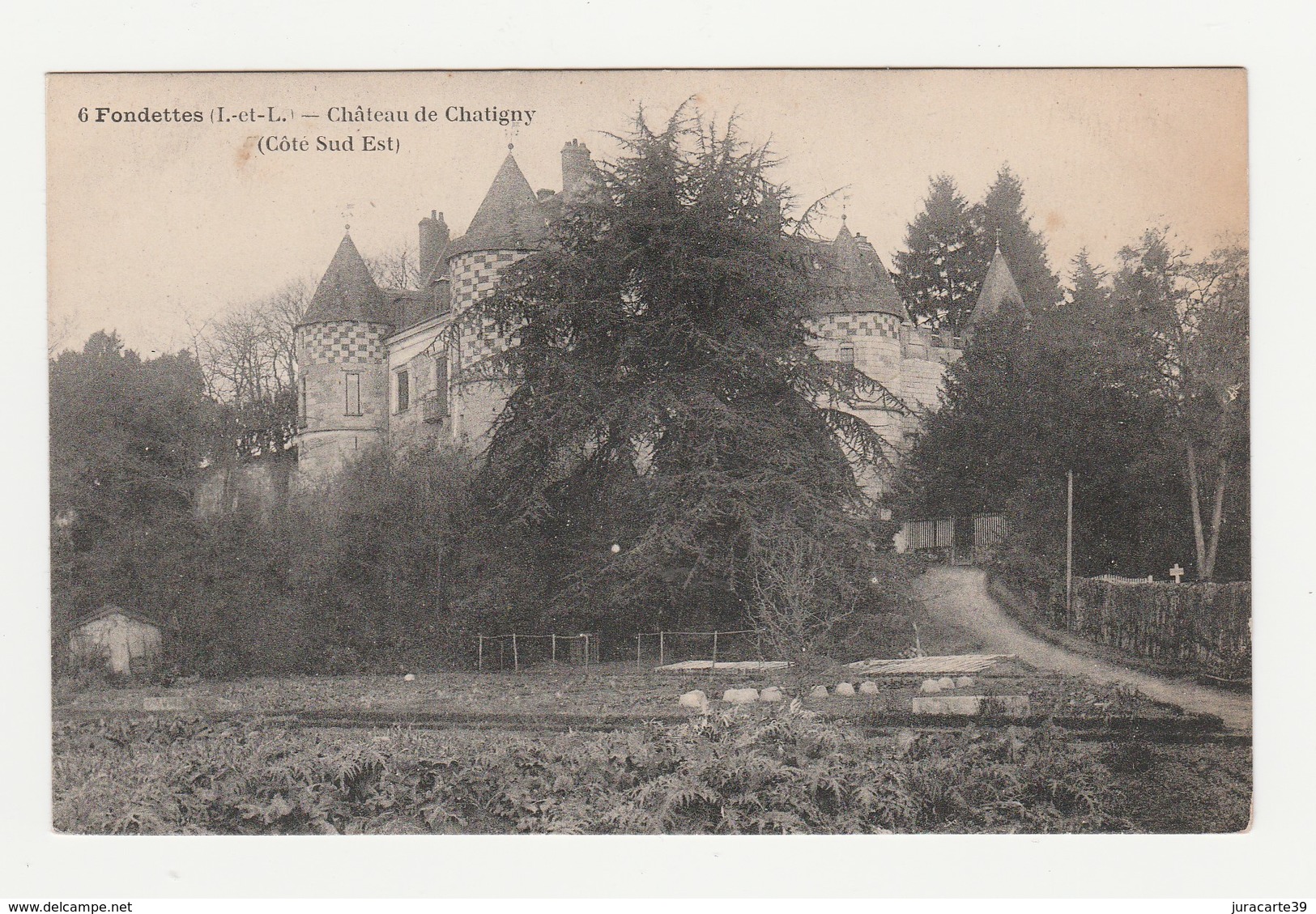 Fondettes.37.Indre Et Loire.Château De Chatigny (Côté Sud Est). - Fondettes