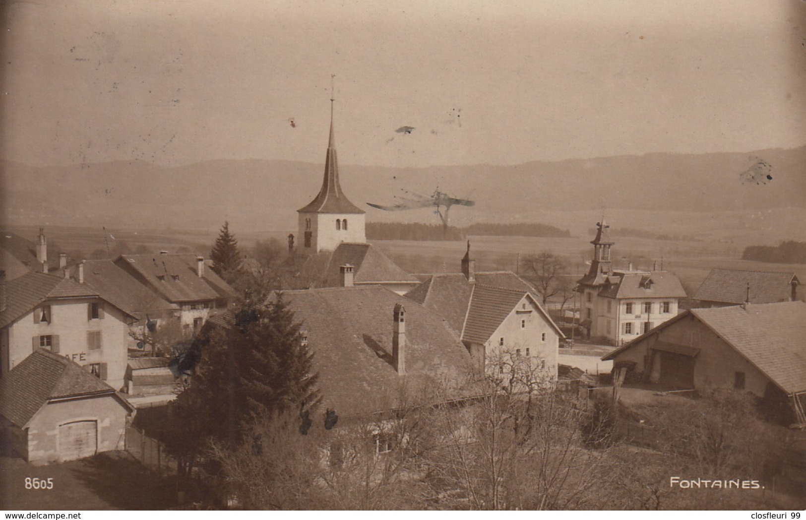 Fontaines , En 1924, Petit Village Tout 9.00isolé, Perdu Dans La Nature - Fontaines