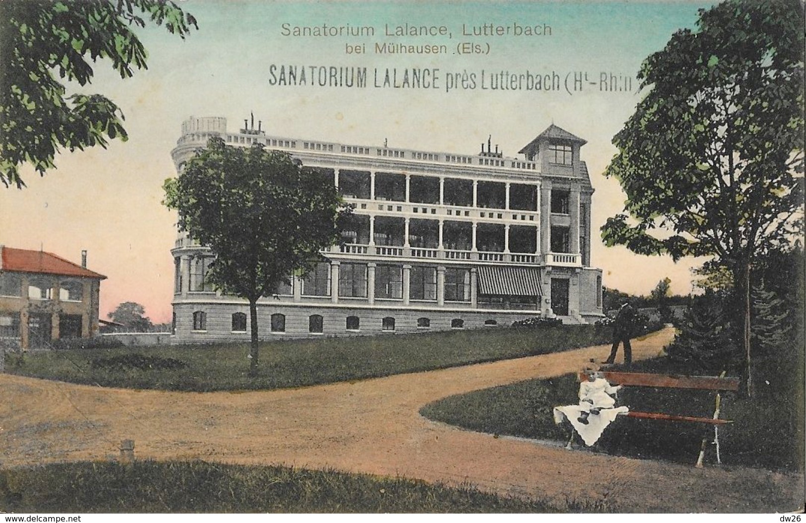 Sanatorium Lalance Près Lutterbach (Haut-Rhin) - Edition J. Kuntz - Carte Colorisée - Health