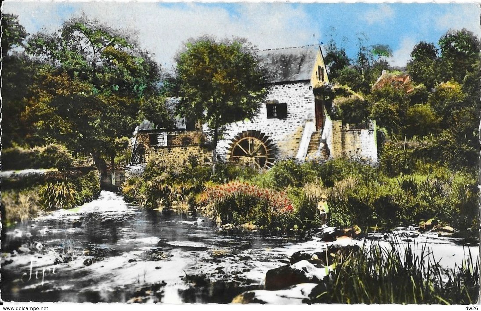 Les Alpes Mancelles, St Saint-Léonard-des-Bois (Sarthe) - Moulin Du Val - Carte Colorisée N° 15 Bis - Wassermühlen