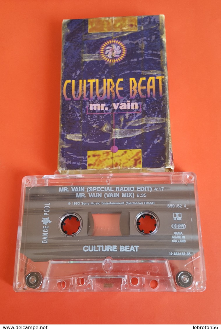 1 Cassette Audio K7 CULTURE BEAT MR.VAIN 1993 - Autres & Non Classés