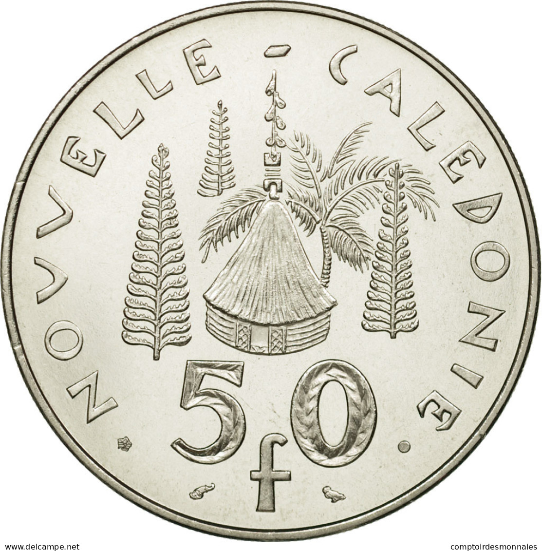 Monnaie, Nouvelle-Calédonie, 50 Francs, 1967, Paris, ESSAI, FDC, Nickel - Neu-Kaledonien