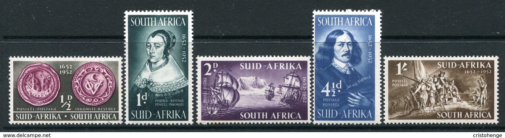 South Africa 1952 Tercentenary Of Landing Of Van Riebeeck Set HM (SG 136-140) - Unused Stamps