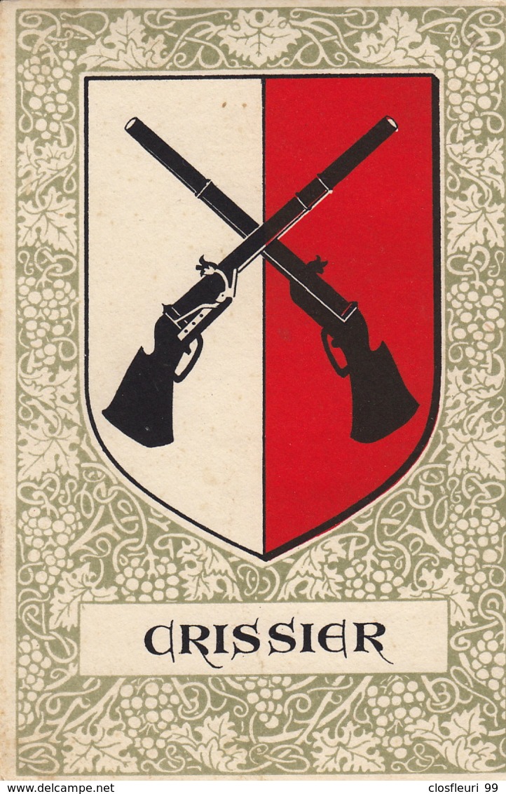 Armoirial Des Communes Vaudoises. Drapeau De Crissier - Crissier