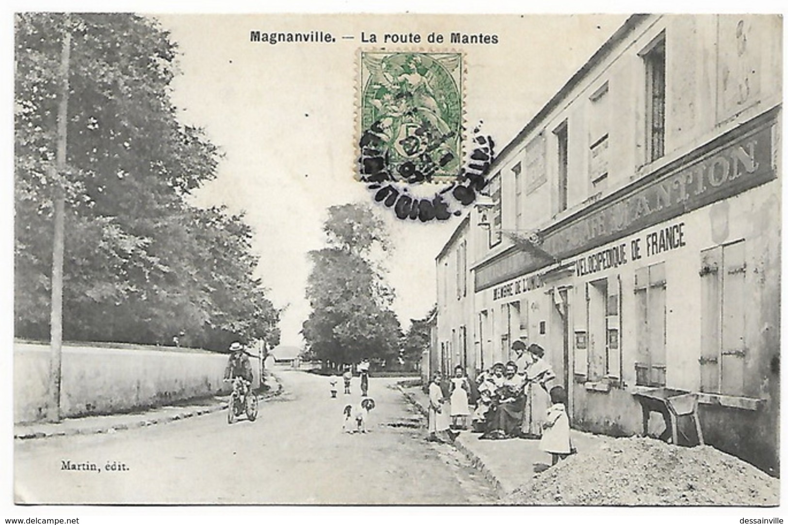 MAGNANVILLE - La Route De Mantes - Magnanville