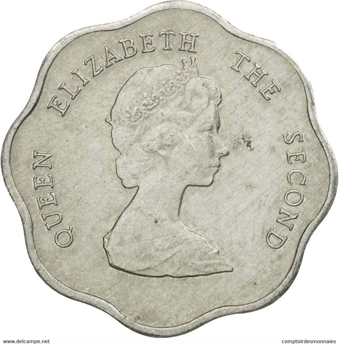 Monnaie, Etats Des Caraibes Orientales, Elizabeth II, Cent, 1981, TTB - Caraïbes Orientales (Etats Des)