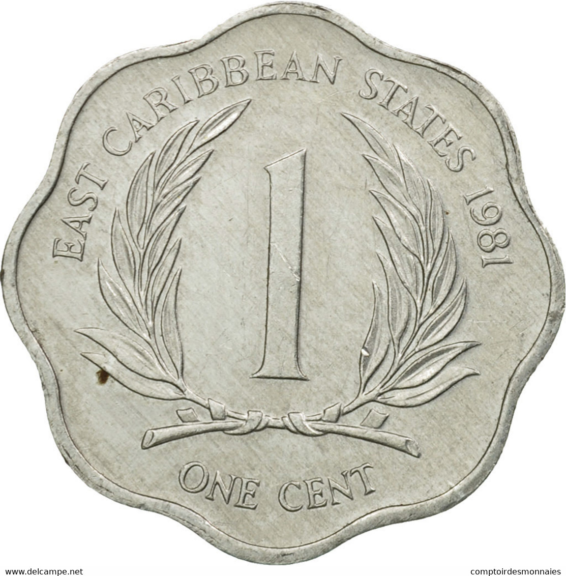 Monnaie, Etats Des Caraibes Orientales, Elizabeth II, Cent, 1981, TTB - Caribe Oriental (Estados Del)