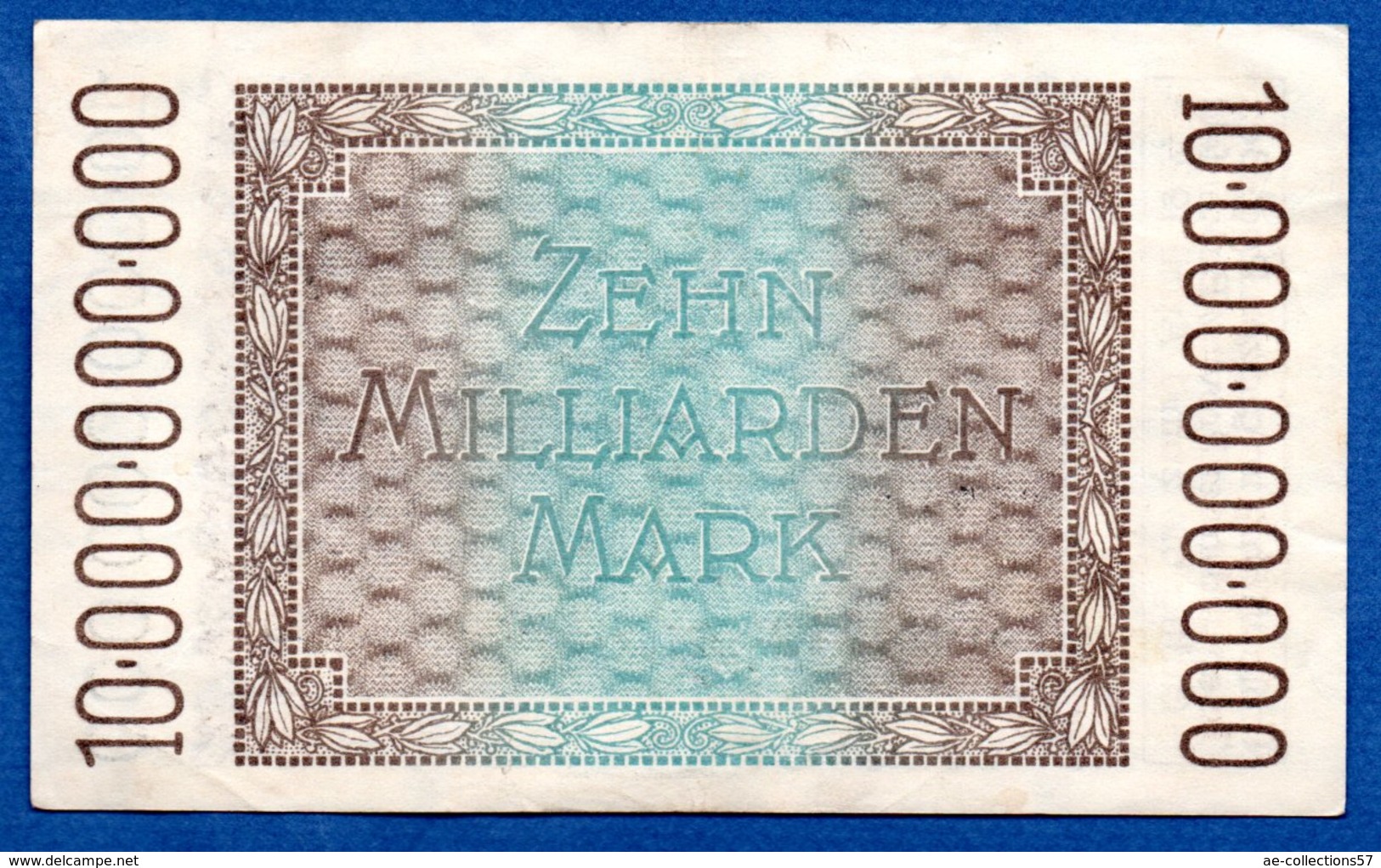 Trier Birkenfeld  -- 10 Milliarden    Mark  -  1/04/1924  -  état SUP - [11] Local Banknote Issues