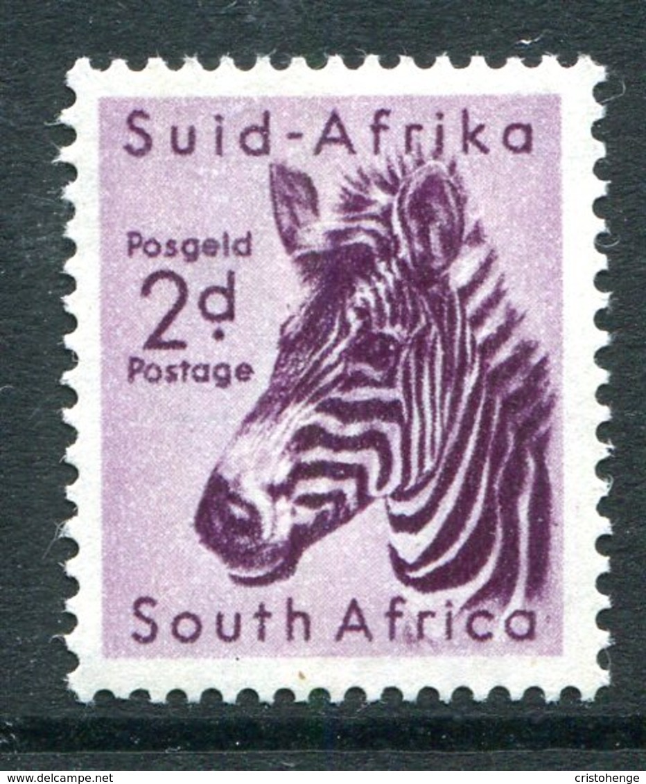 South Africa 1954 Wildlife - Wmk. Springbok - 2d Zebra MNH (SG 154) - Unused Stamps