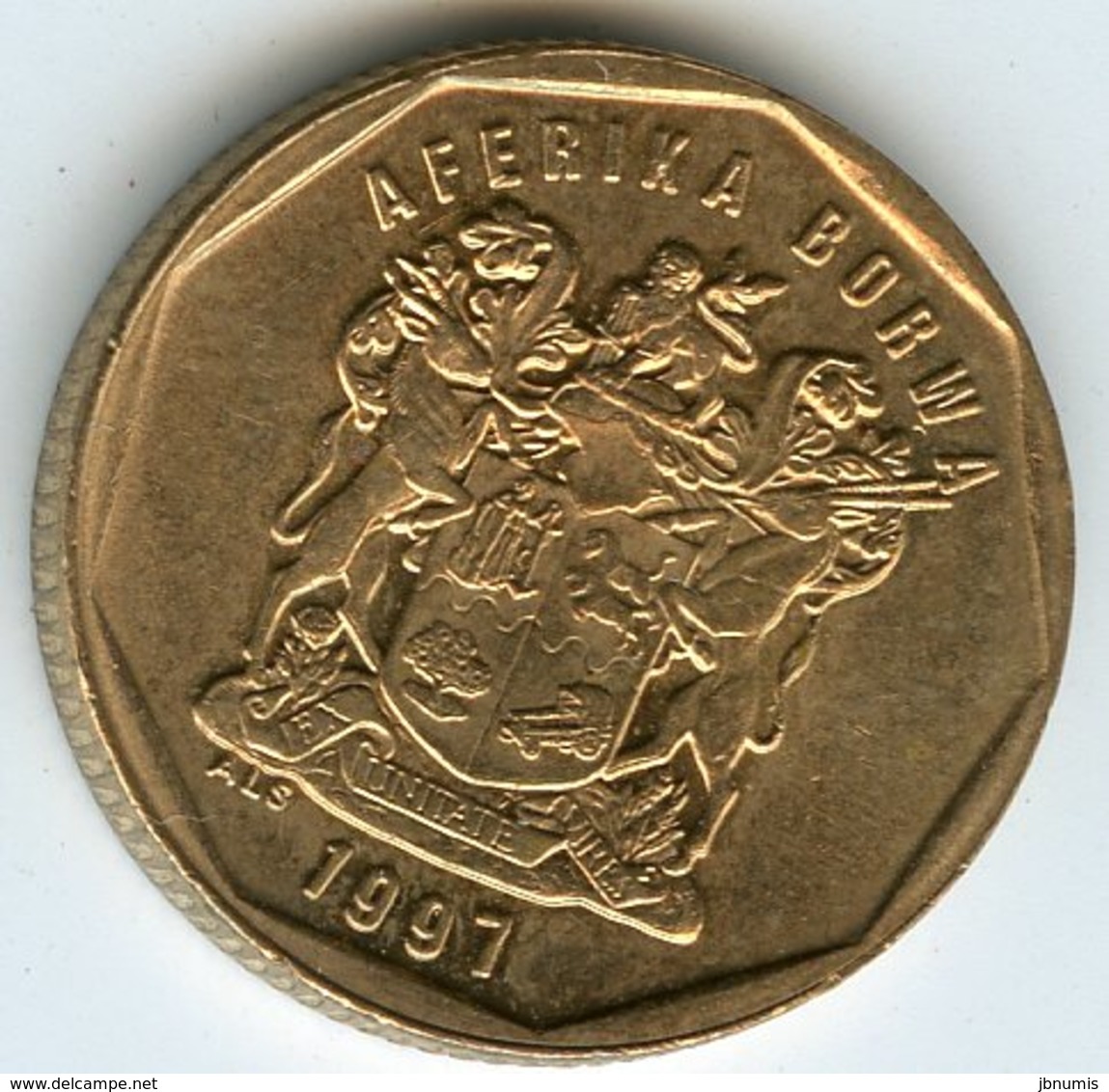 Afrique Du Sud South Africa 20 Cents 1997 KM 162 - Afrique Du Sud