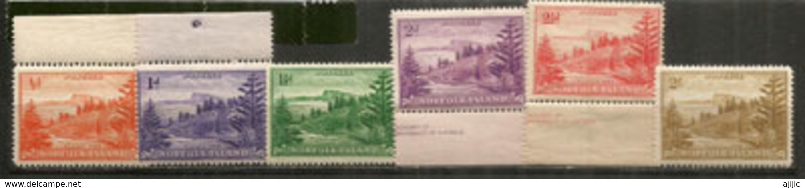 1 Ers Timbres NORFOLK. Ball Bay Stamps, Neufs/mint **  6 Val.  Année 1947 - Ile Norfolk