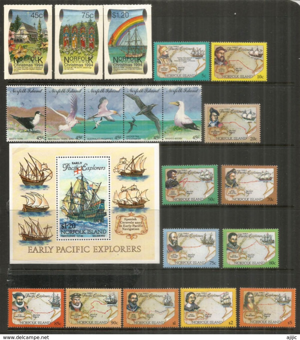 Année Complète 1994,  20 Timbres Neufs/mint **  Côte   60,00 Euro - Ile Norfolk