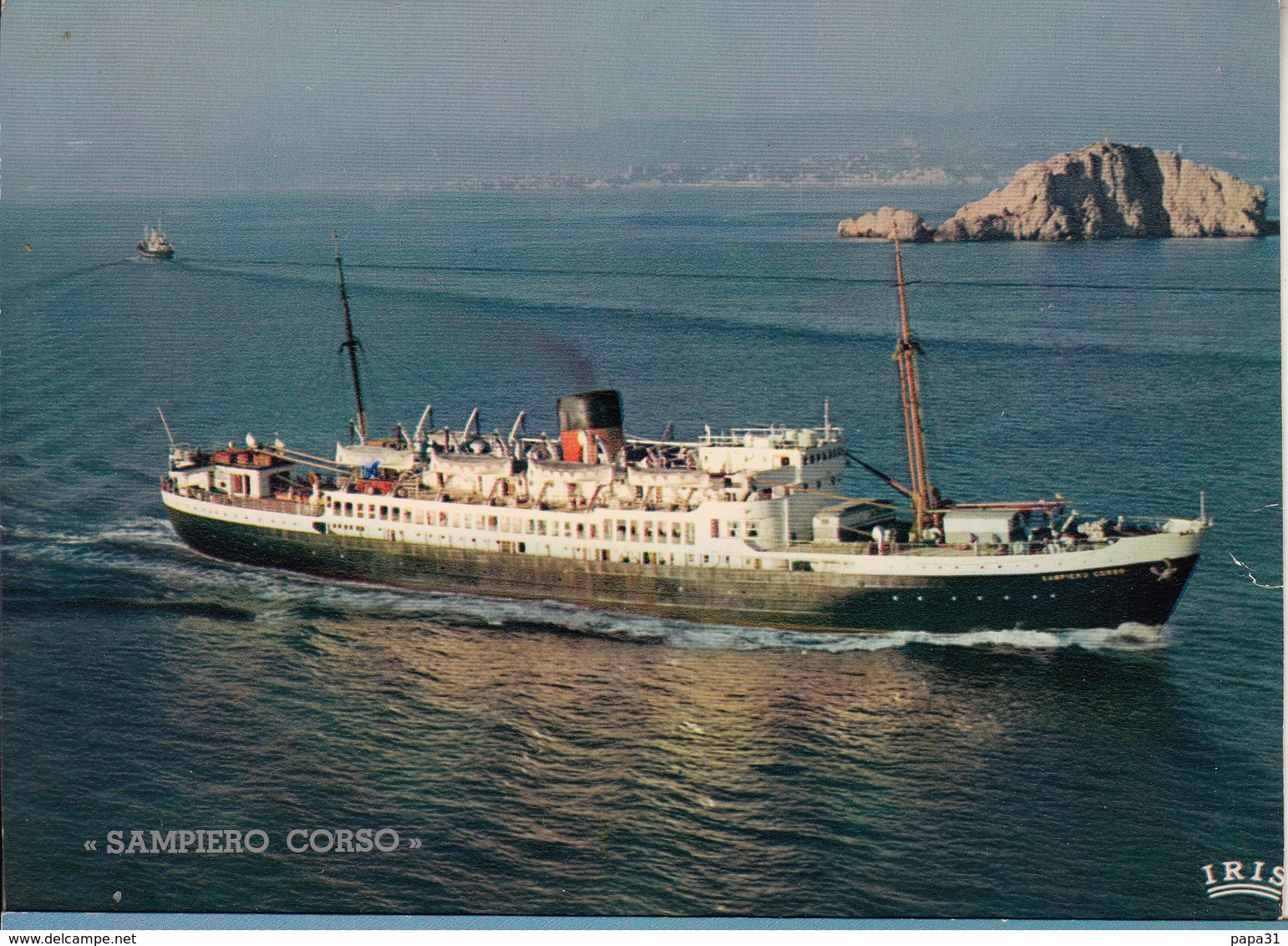 Paquebot " SAMPIERO CORSO " - Steamers