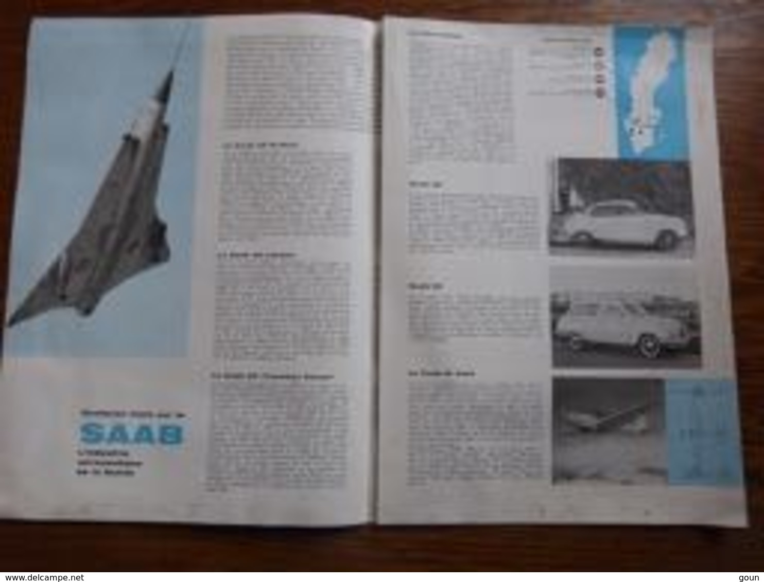 Folder Saab Aviation Militaire Et Voiture Militaria - Luchtvaart