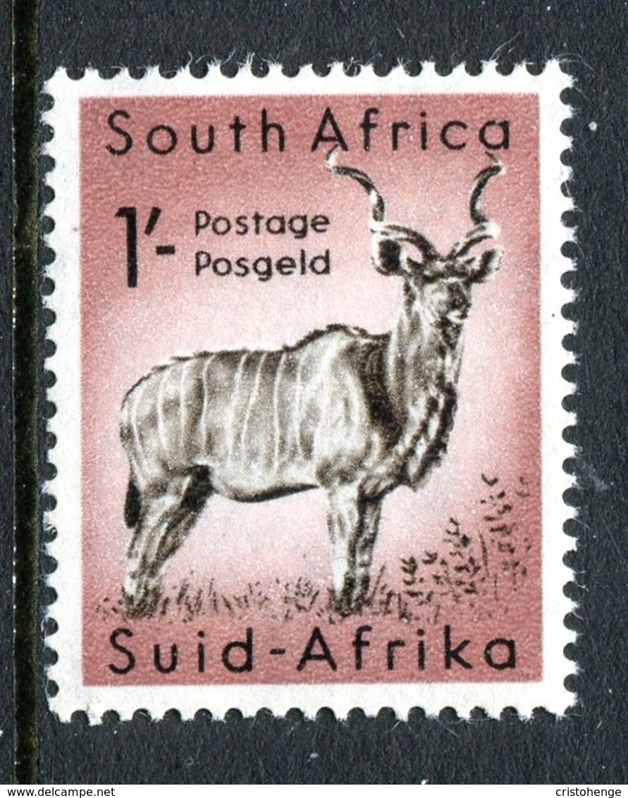 South Africa 1959-60 Wildlife - Wmk. Coat Of Arms - 1/- Greater Kudu LHM (SG 175) - Unused Stamps