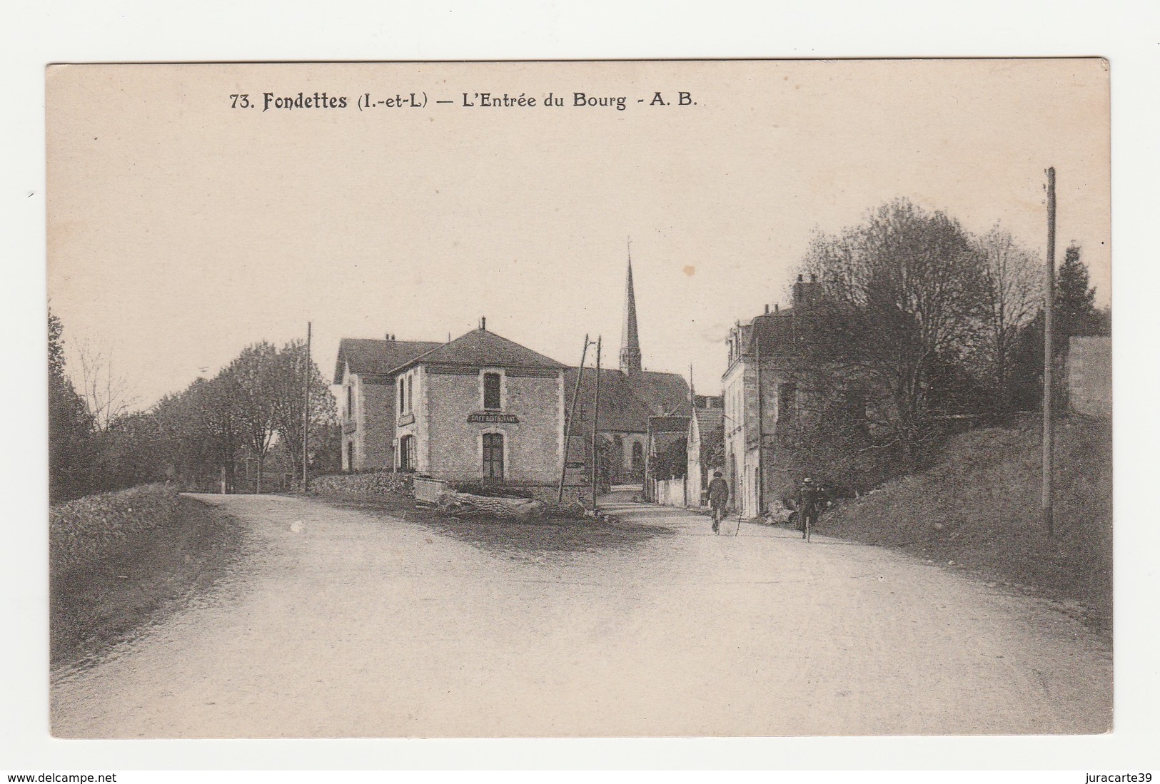 Fondettes.37.Indre Et Loire.L'Entrée Du Bourg. - Fondettes