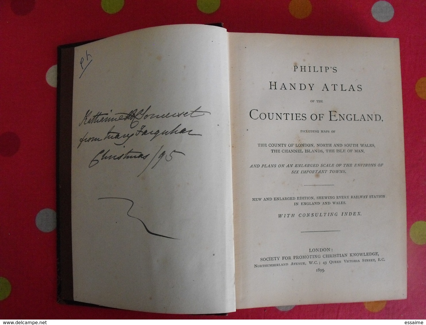 Philip's Handy Atlas Of The Counties Of England + Index47 Cartes Double Page + . London 1895 - 1850-1899