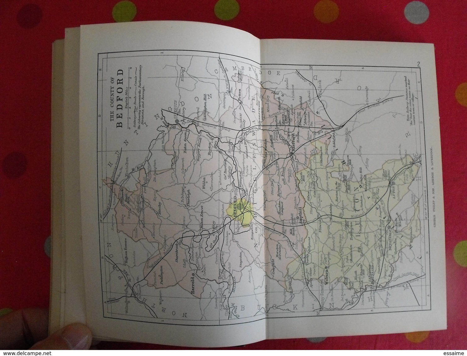 Philip's Handy Atlas Of The Counties Of England + Index47 Cartes Double Page + . London 1895 - 1850-1899