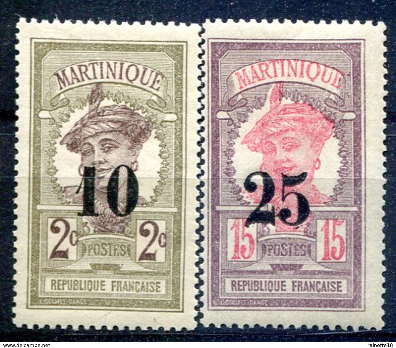 Martinique         84/85  ** - Unused Stamps