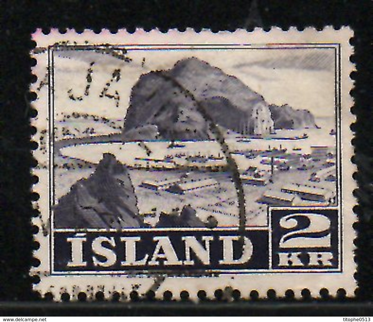 ISLANDE. N°232 Oblitéré De 1950. Ile De Vestmannaeyjar. - Usati