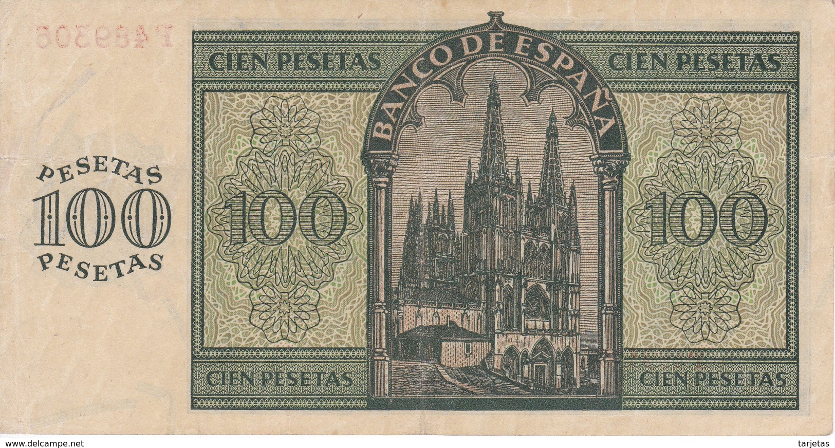 BILLETE DE ESPAÑA DE 100 PTAS 20/05/1936 SERIE P EN CALIDAD EBC (BANK NOTE) - 100 Pesetas