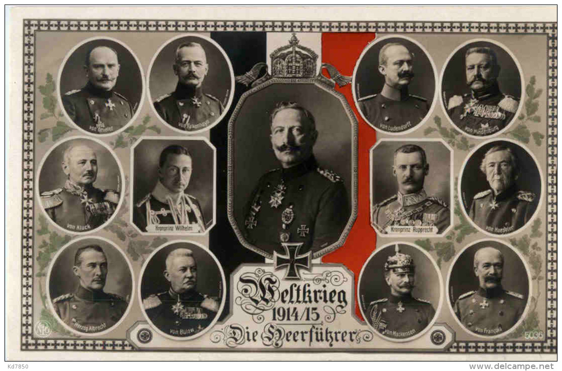 Weltkrieg - Die Heerführer - Oorlog 1914-18