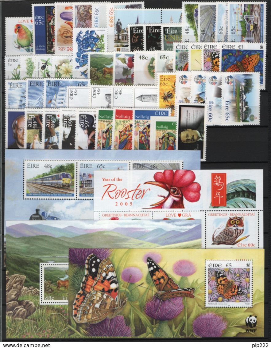 Irlanda 2005 Annata Completa / Complete Year Set **/MNH VF - Annate Complete