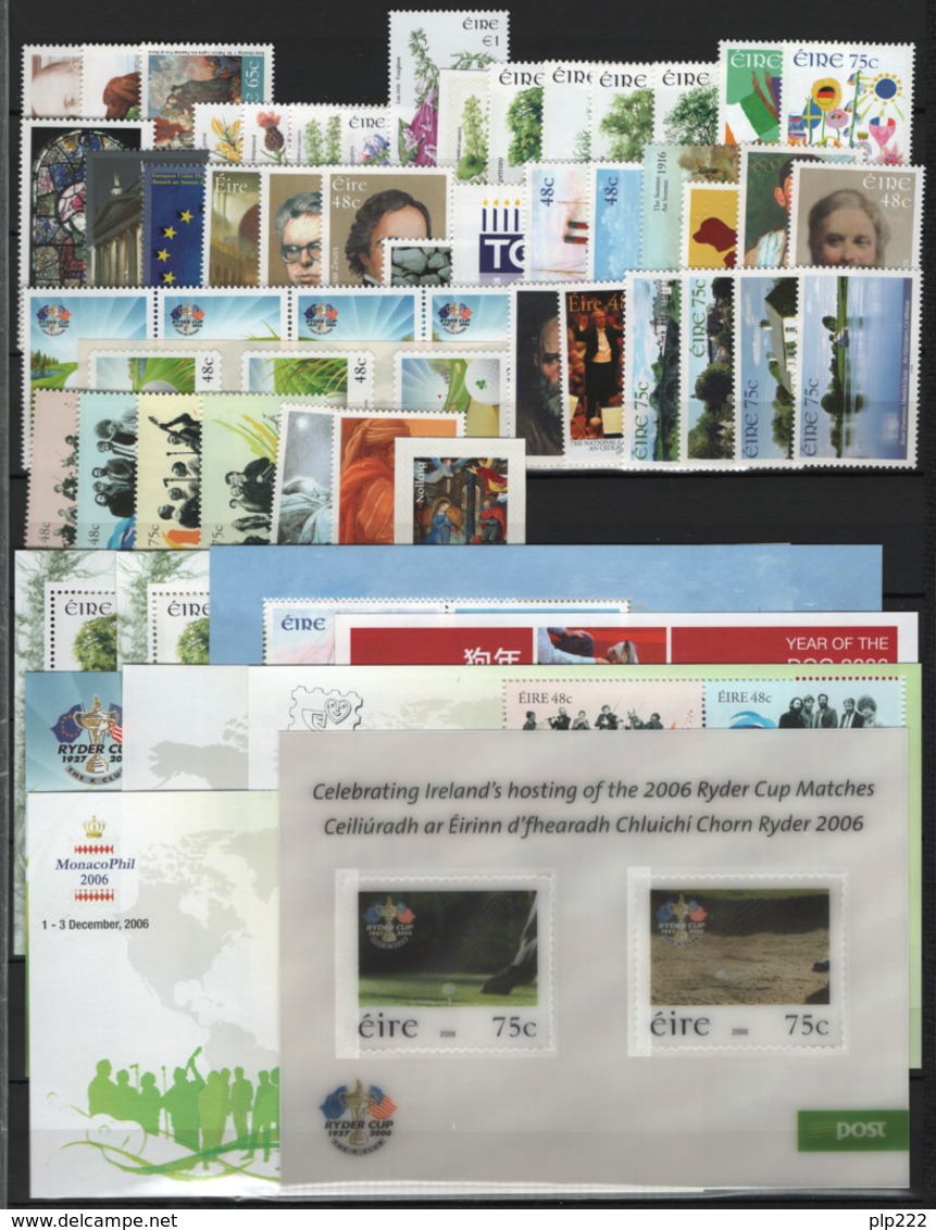 Irlanda 2006 Annata Completa / Complete Year Set **/MNH VF - Années Complètes