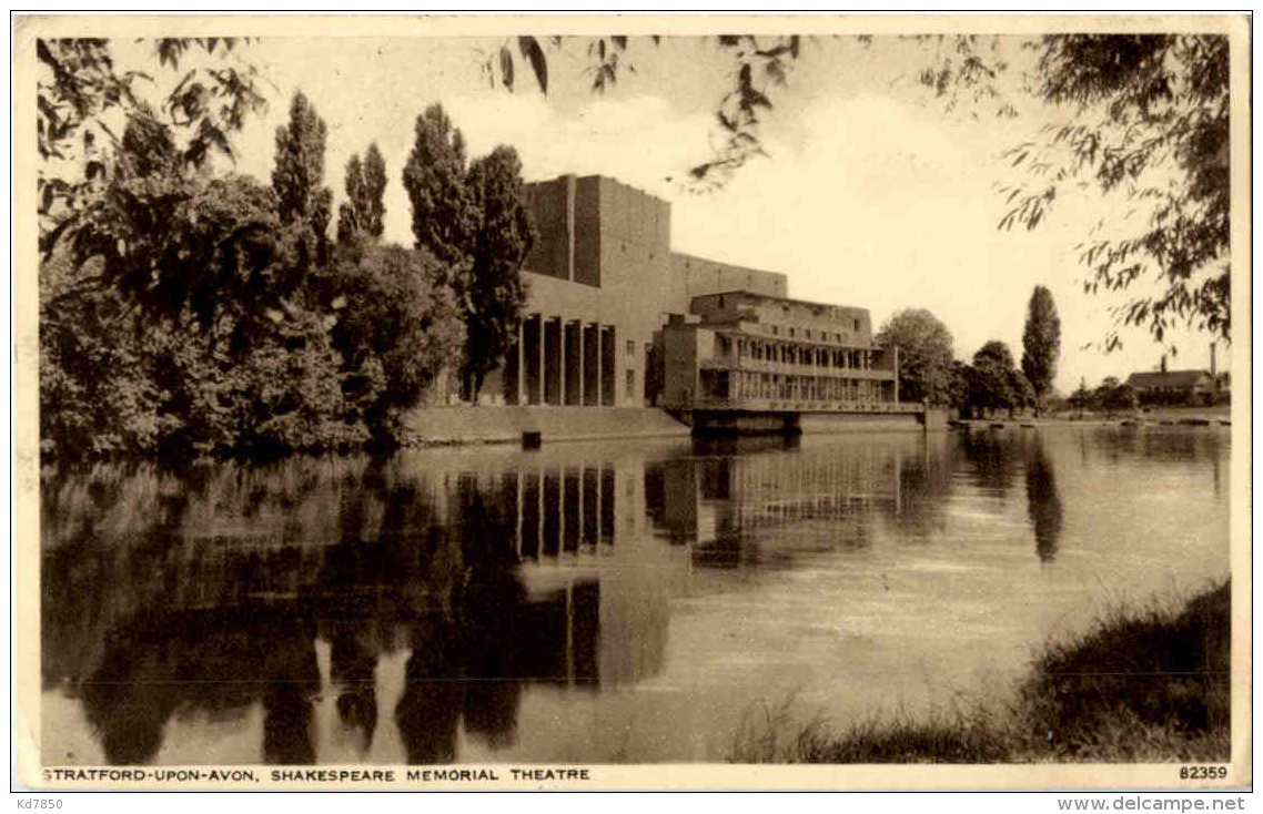 Stratford Upon Avon - Shakespeare Memorial Theatre - Stratford Upon Avon