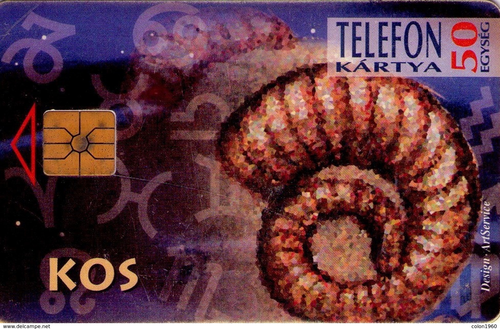 TARJETA TELEFONICA DE HUNGRIA. HOROSCOPO, KOS - ARIES. HU-P-1995-07A. (133) - Zodiaque