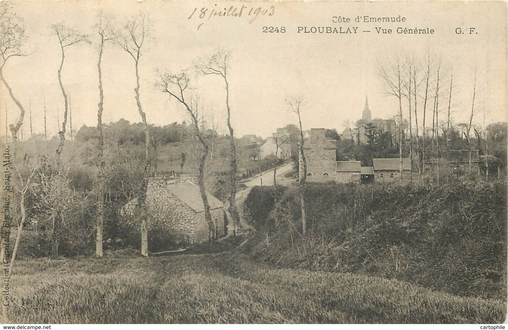 22 - PLOUBALAY - Vue Generale En 1903 - Autres & Non Classés