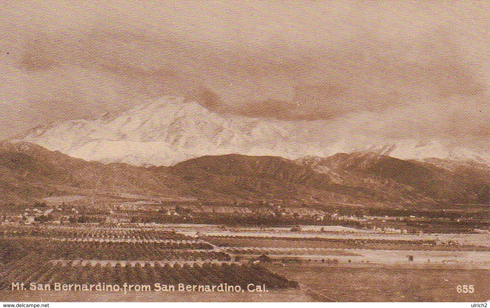 PC Mt. San Bernardino From San Bernardino, Cal. (37230) - San Bernardino